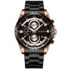 Чоловічий годинник Curren 8360 Black-Gold фото 2