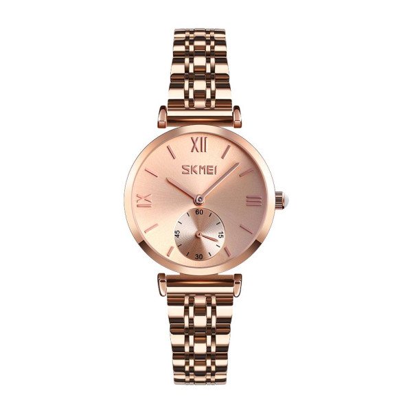 Женские часы Skmei 9198RGRG-S Rose Gold - Rose Gold Lady