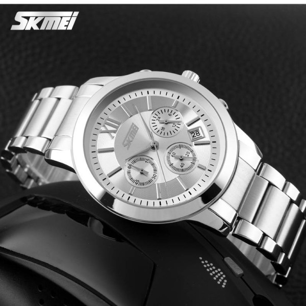 Мужские часы Skmei 9097SI Silver фото 5