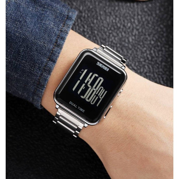 Мужские часы Skmei 1852SI Silver фото 4