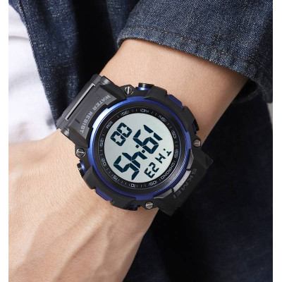 Skmei 1886BUWT Black-Blue-White