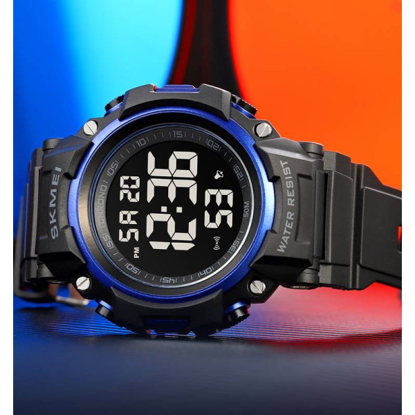Чоловічий годинник Skmei 1886BUBK Black-Blue-Black фото 5