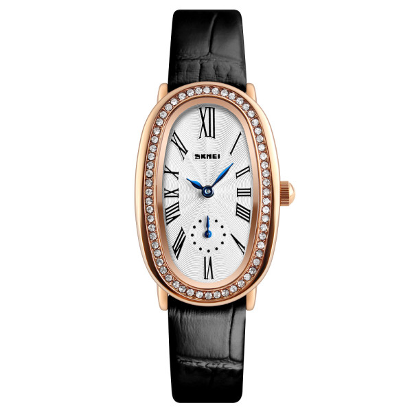 Женские часы Skmei Q020BK Black фото 1