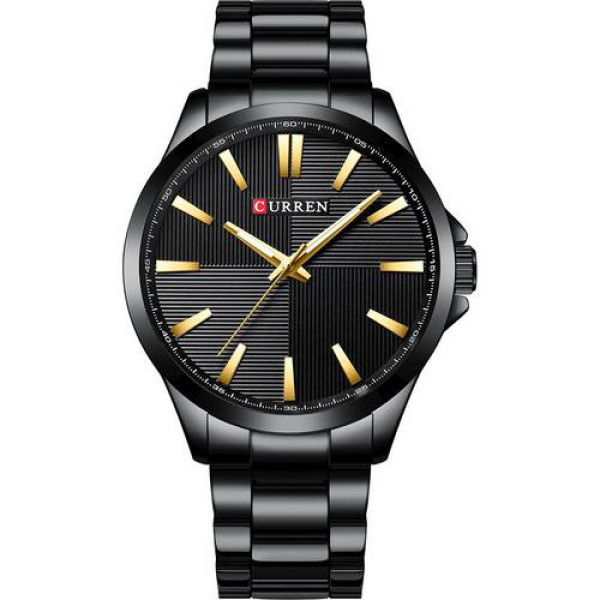 Мужские часы Curren 8322 Black-Gold фото 1