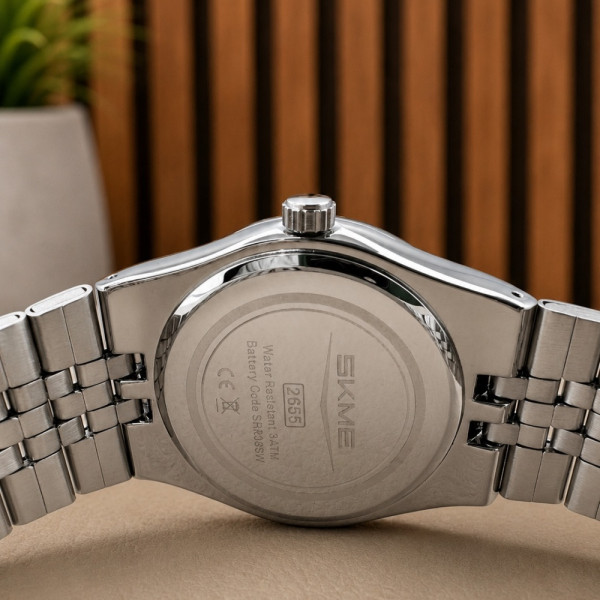 Чоловічий годинник Skmei 2655SISI All Silver фото 8