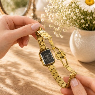 Женские часы Skmei 2582GDSI Gold-Silver