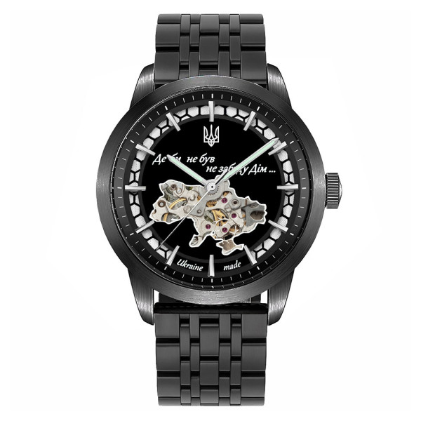 Мужские часы Awarder 043-1 Де би не був All Black Steel Miyota фото 1