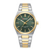 Чоловічий годинник Curren 8439L Silver-Gold-Green фото 2