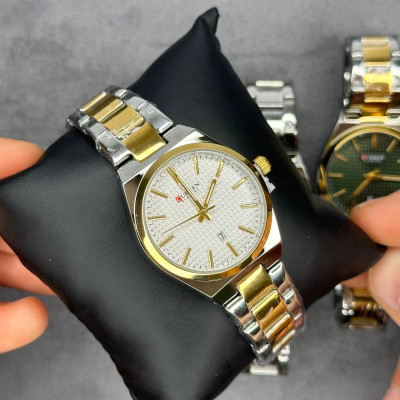 Curren 8439L Silver-Gold-Green