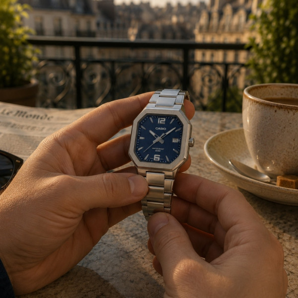 Чоловічий годинник Casio MTP-B195D-2A фото 4