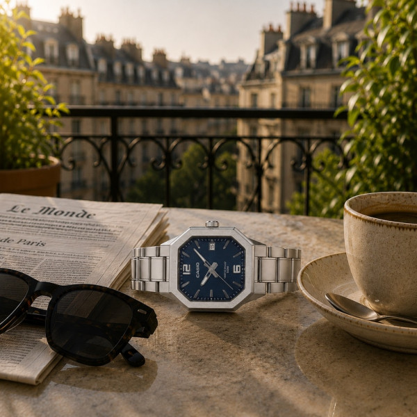 Чоловічий годинник Casio MTP-B195D-2A фото 5