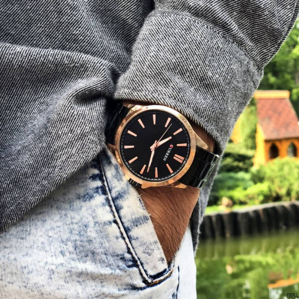 Мужские часы Curren 8322 Cuprum-Black фото 9