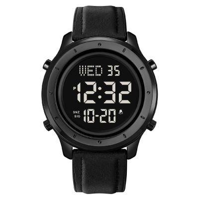 Skmei 1864LBKBK Black-Black Leather SALE