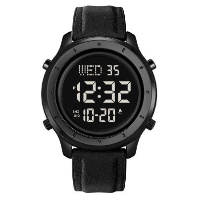 Skmei 1864LBKBK Black-Black Leather SALE