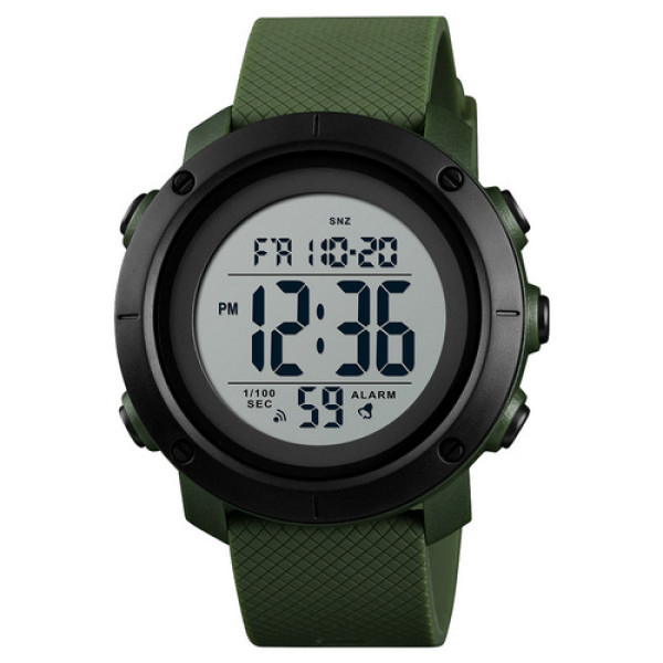 Чоловічий годинник Skmei 1426AGWT Army Green-White фото 1