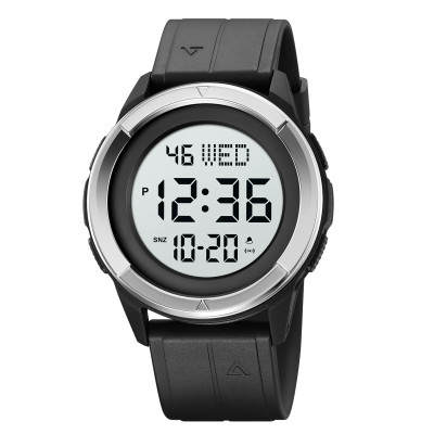 Skmei 2047BKWT Black-Silver
