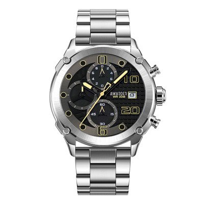 Awarder 016 Silver-Black Steel