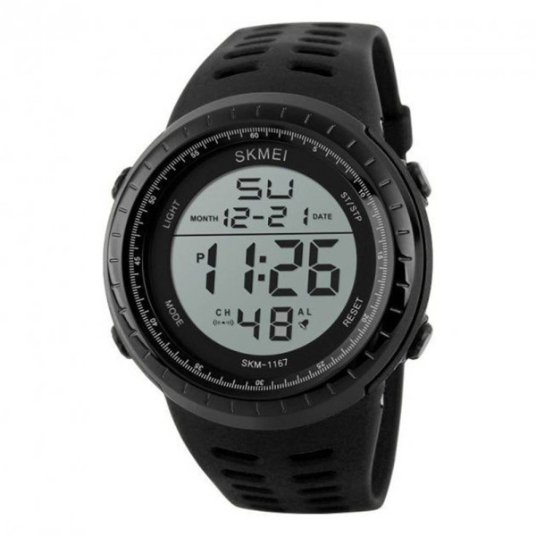 Чоловічий годинник Skmei 1167BK Black фото 1