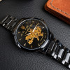 Чоловічий годинник Awarder 048 Не Забуду Дім Black-Gold Steel фото 5