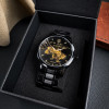 Чоловічий годинник Awarder 048 Не Забуду Дім Black-Gold Steel фото 4