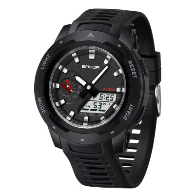Чоловічий годинник Sanda 3360 Black White