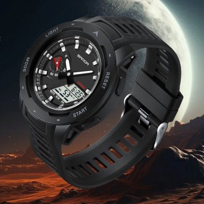 Чоловічий годинник Sanda 3360 Black White