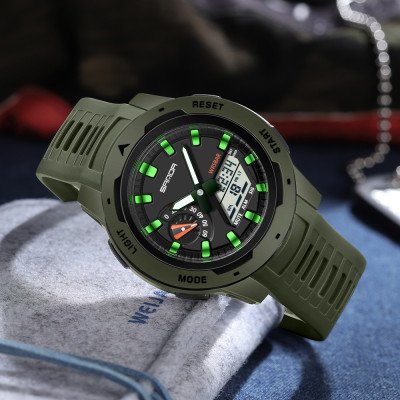 Чоловічий годинник Sanda 3360 Army Green