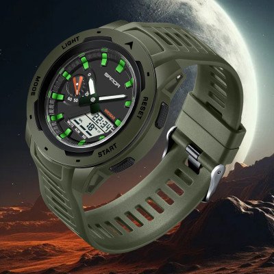 Чоловічий годинник Sanda 3360 Army Green