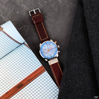 Curren 8291 Silver-Blue