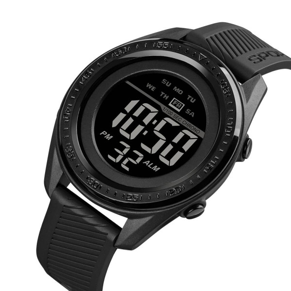 Чоловічий годинник Skmei 1638BKBK Black-Black фото 3