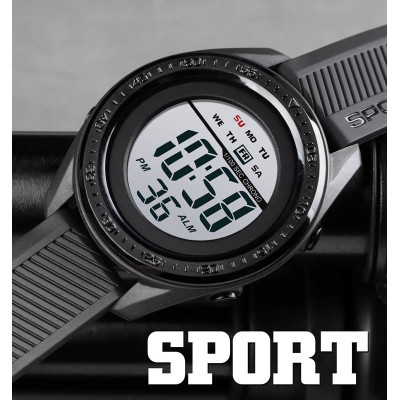 Skmei 1638BKWT Black-White STOPPED