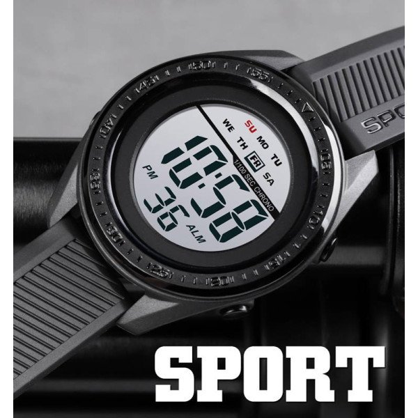 Мужские часы Skmei 1638BKWT Black-White фото 5