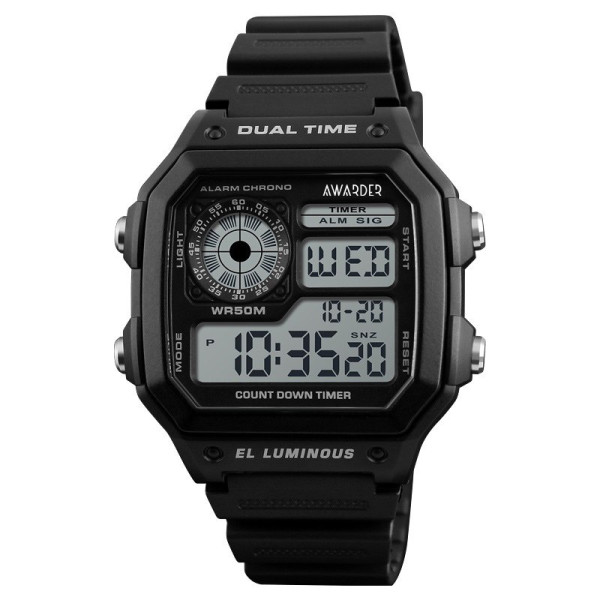 Чоловічий годинник Awarder 010 Black фото 1
