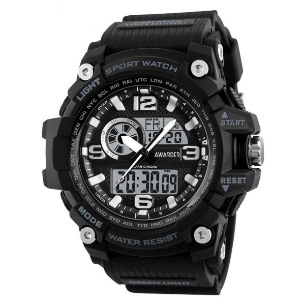 Чоловічий годинник Awarder 012 Black фото 1