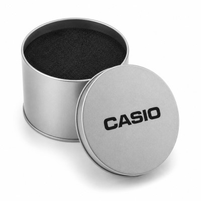 Коробочка металева кругла Casio Silver