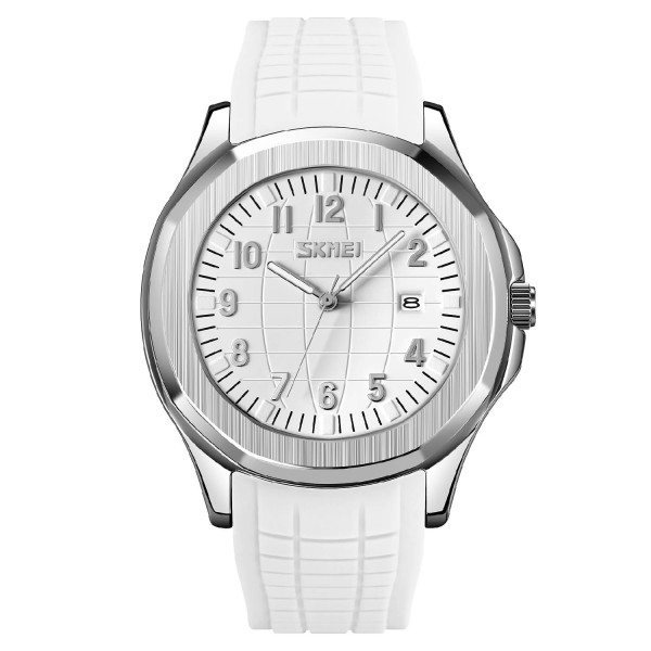 Чоловічий годинник Skmei 9286WT White фото 1