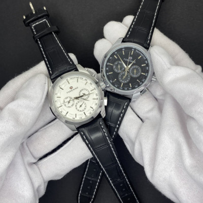 Forsining 6625 Silver-White Leather
