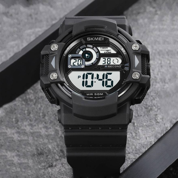 Мужские часы Skmei 1778BKWT Black-White фото 5