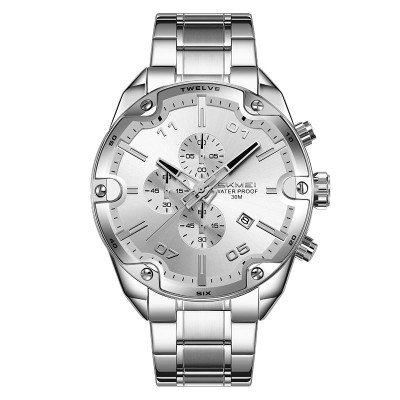 Чоловічий годинник Skmei 9387SISI Silver-Silver
