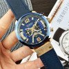Мужские часы Curren 8329 Blue-Gold фото 6