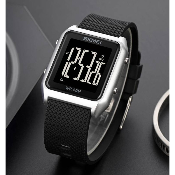 Наручные часы Skmei 1866SIBK Silver-Black фото 5