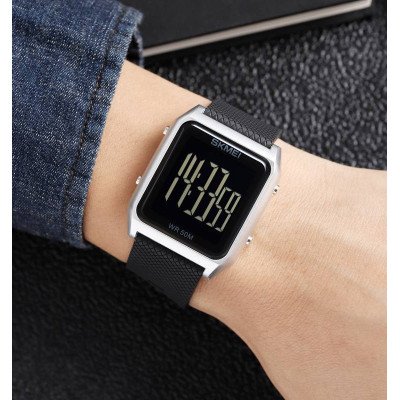 Skmei 1866SIBK Silver-Black