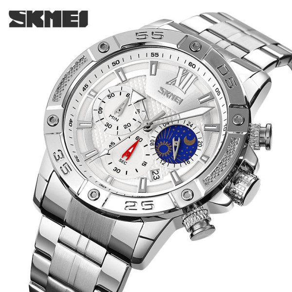 Чоловічий годинник Skmei 9235SISI Silver-Silver фото 3