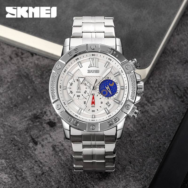 Мужские часы Skmei 9235SISI Silver-Silver фото 4