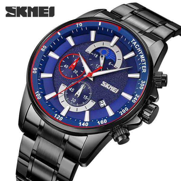 Мужские часы Skmei 9250BKBU Black-Blue фото 3