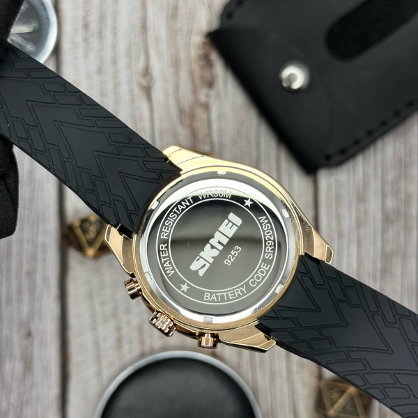 Мужские часы Skmei 9253PRGBK Rose Gold-Black Sil фото 9