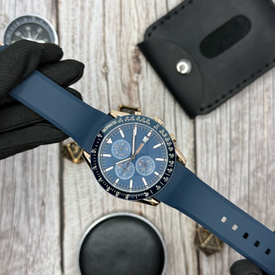 Мужские часы Skmei 9253PRGBU Rose Gold-Blue Sil