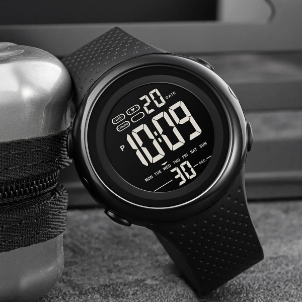 Чоловічий годинник Skmei 1856BKBK Black-Black фото 5