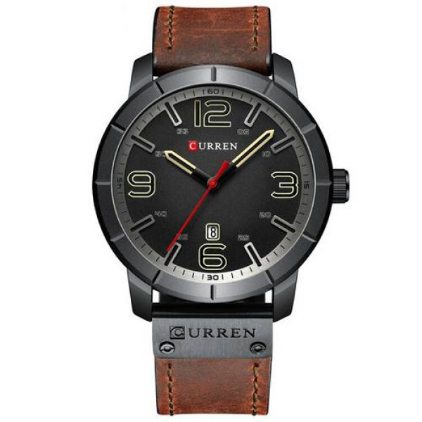 Чоловічий годинник Curren 8327 Black-Brown фото 1