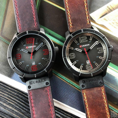 Curren 8327 Black-Brown